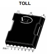 NCEP023N10LL 100V 300A TOLL N沟道MOS管新洁能原装一级代理商