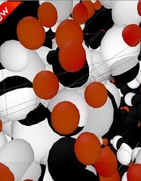 C4D动力学小球挤压生长动画2024A301学习交流参考很不错哦