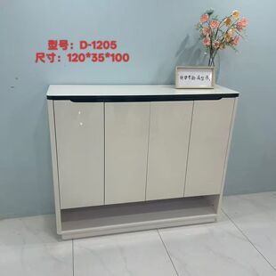 鞋柜1.2米烤漆亮光鞋柜家用门口入户玄关柜储物柜 苏州包送货安装