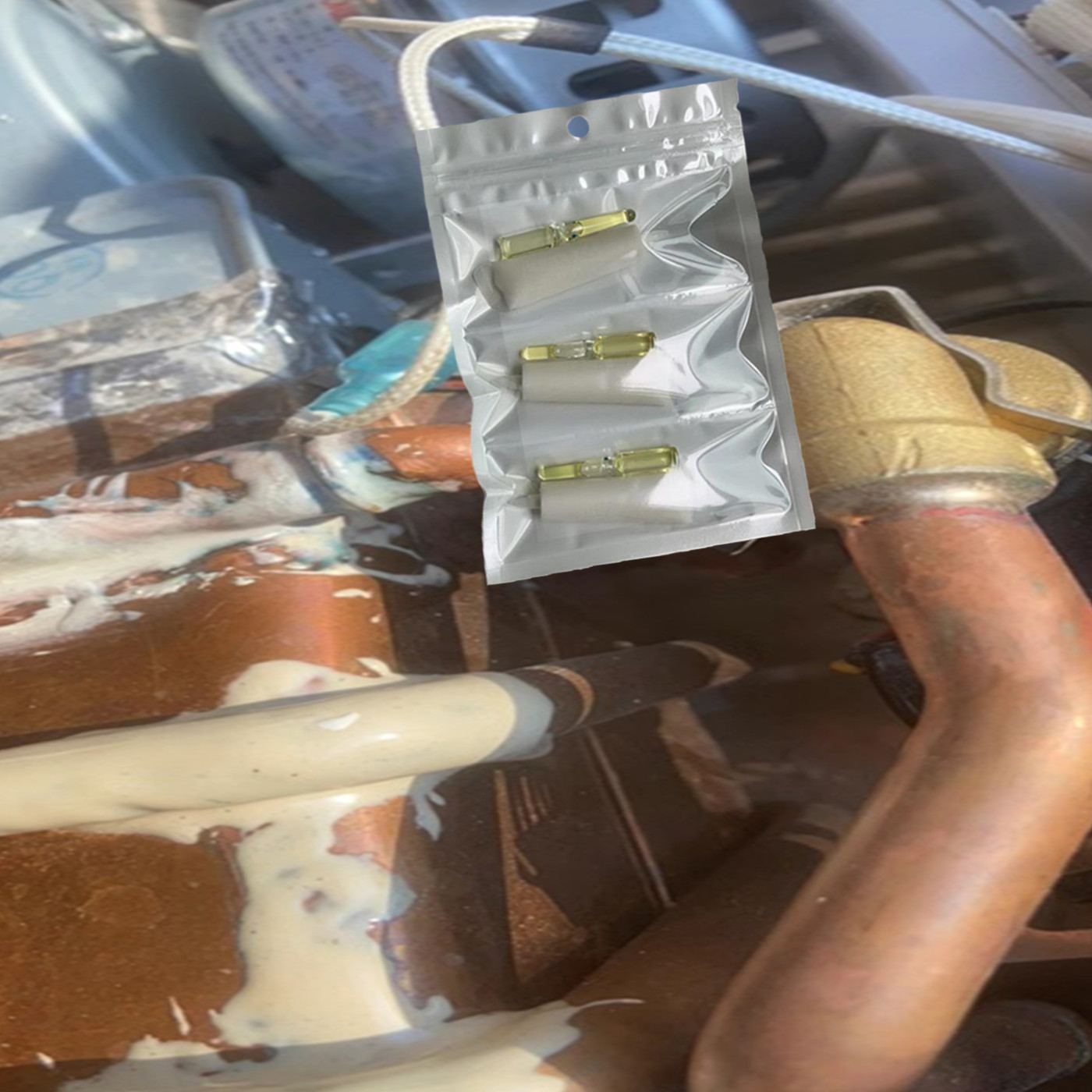 燃气热水器铜管漏水修补胶水壁炉