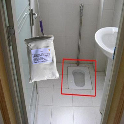 卫生间蹲便周围专用抹缝白水泥小