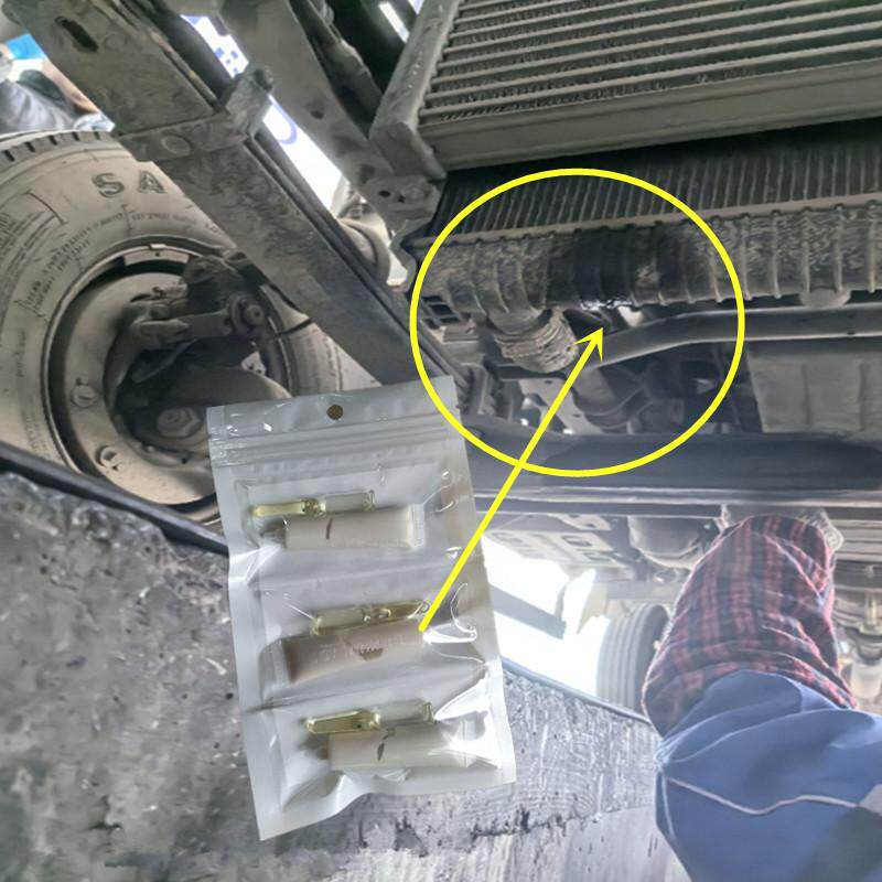 发动机散热器水箱剐蹭撞击漏水补漏胶耐高温防冻液塑料水槽冻裂了