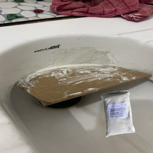 蹲厕出水口破裂专用修补胶补厕所