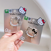 Sanrio三丽鸥正版 授权凯蒂猫少女心刘海碎发夹发饰边夹合金发卡