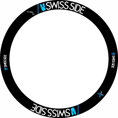 适用SWIS SIDE 470轮组贴纸公路车轮毂碳圈刀圈贴纸自行车轮组贴