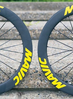 MAVIC 公路自行车轮组贴纸雷诺公路车轮组碳刀贴纸自行车轮贴