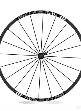 DT SWSS M 1700山地车轮组贴纸死飞自行车轮组贴纸 26/27.5/29寸