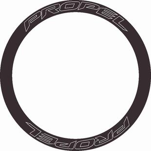 PROPEL线条轮组贴纸公路车轮组碳圈刀圈贴纸自行车轮组贴纸个性贴