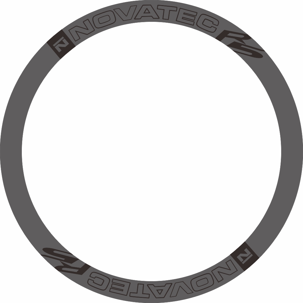 适用诺飞客AR5轮组贴纸NOVATEC公路车轮毂碳圈刀贴纸自行车轮贴