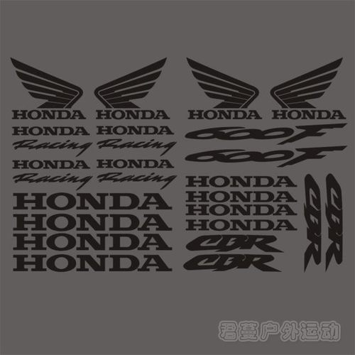 HANDA CBR600车架贴新贴纸 山地自行车架贴花 镂空车架贴防晒防雨
