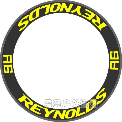 REYNOLDS R4/R6 碳刀圈轮组贴纸 防水公路自行车贴纸 碟刹V刹C刹