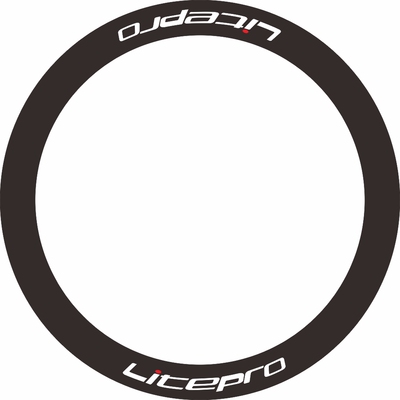 LITEPRO折叠车20寸24寸折叠车轮组贴纸公路车轮组自行车轮组贴纸