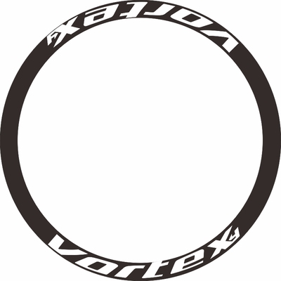 VORTEX博士轮N4/N5/N6碳刀圈轮组贴纸公路车轮组碳圈刀圈贴纸2轮