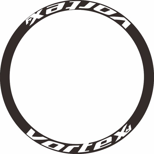 VORTEX博士轮N4/N5/N6碳刀圈轮组贴纸公路车轮组碳圈刀圈贴纸2轮