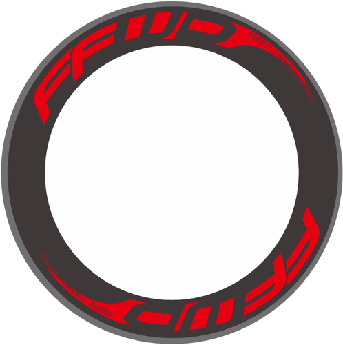 适用FAST FORWARD公路车轮组贴纸 FF自行车碳刀圈贴纸 死飞个性贴