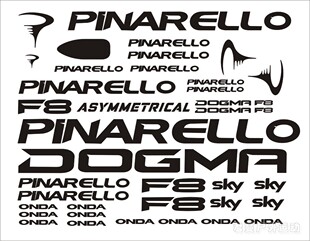 新款皮娜F8车架贴纸公路自行车反光死飞车架贴镂空贴防晒防水