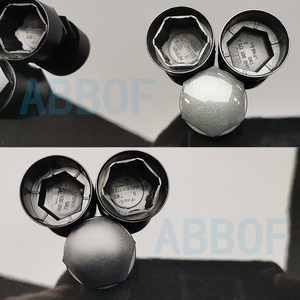 奥迪原配轮毂螺丝帽防盗与普通