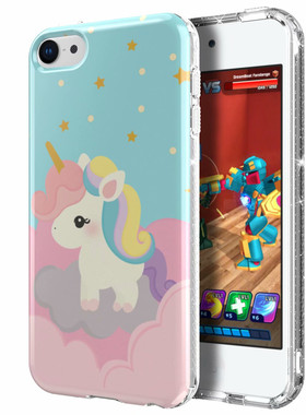 适用于苹果ipod touch6/7保护套ipod touch5保护壳子touch7手机壳新款卡通可爱MID全包防摔硅胶套