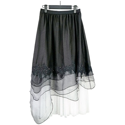 时尚仙女裙蕾丝气质法式半身裙