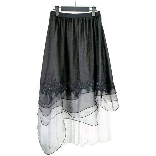 时尚仙女裙蕾丝气质法式半身裙