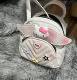 Hello Kitty, милый рюкзак, сумка через плечо с ромбовидным узором