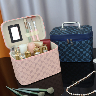 化妆箱礼品箱居家护肤品网红韩国外出手提旅行ins化妆包收纳盒