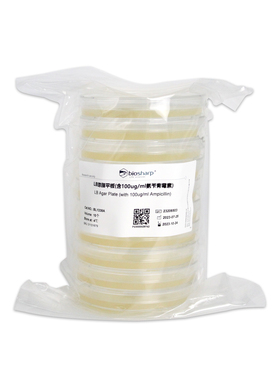 白鲨Biosharp BL1338A LB琼脂平板(含100ug/ml氨苄青霉素) 即用型