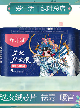 艾绒纳米银磁动力夜用加长
