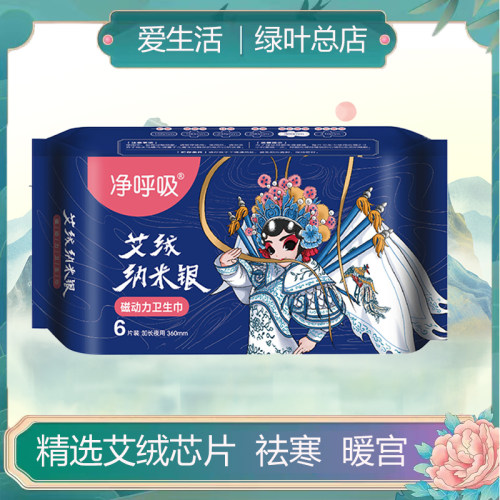 艾绒纳米银磁动力夜用加长
