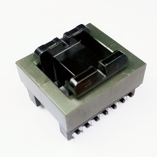 EE40软磁高频铁氧体磁芯加卧式骨架 锰锌材质PC40 高频变压器磁芯
