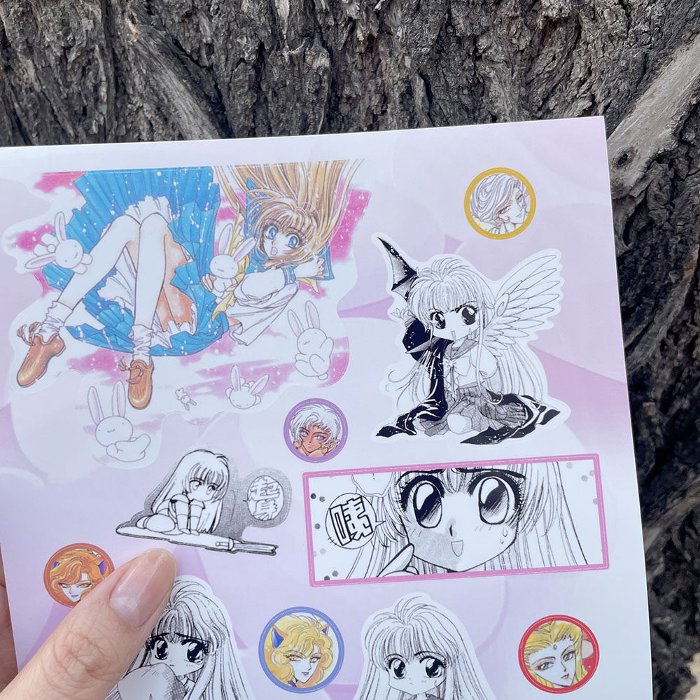 奇怪猫clamp美幸梦游仙境谷子周边手机笔记本电脑装饰收藏痛贴纸