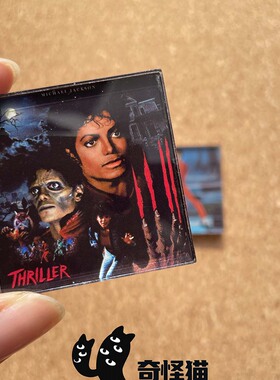 奇怪猫世纪经典MichaelJackson迈克尔杰克逊颤栗Thriller谷冰箱贴