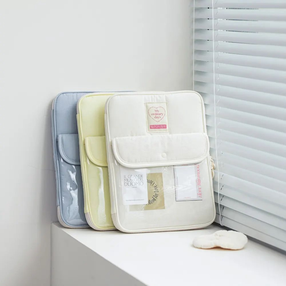 收纳包平板电脑包简约纯色