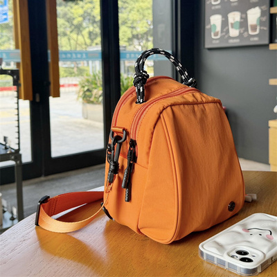 苏X槿新款小鸡蛋双肩包迷你可斜挎单肩通勤包包贝壳款日系小背包