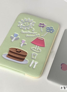 韩国Mazzzzy可爱手拿文件包13/15寸笔记本电脑包平板11ipad内胆包