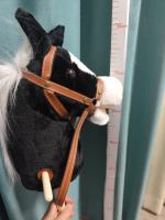 Export black single horse head sticks, children's rocking horse, wooden horse, plush toys, horse head sticks, props and music for Children's Day kindergarten thumbnail 8