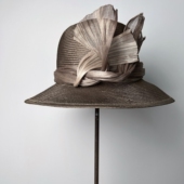 禾创社非遗马尼拉麻草编盆帽赫本风礼帽手工草帽女夏新中式 手作帽