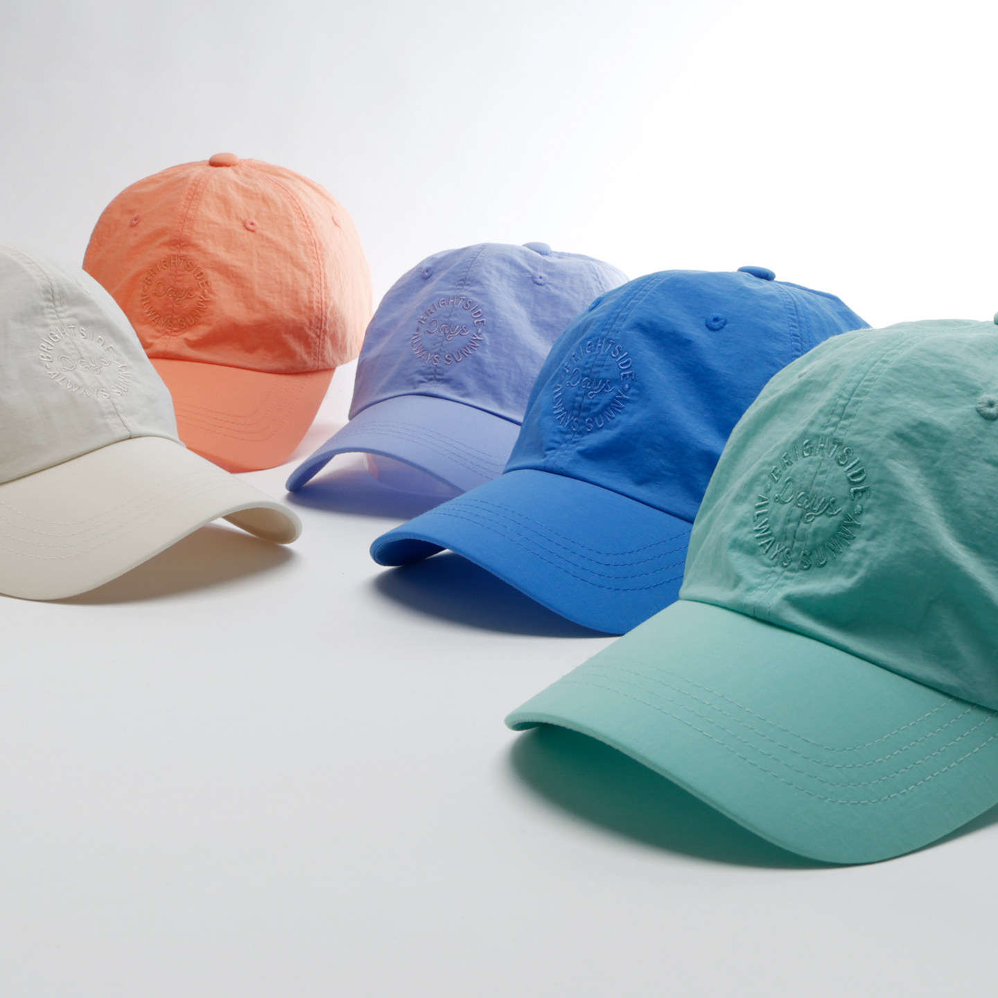 韩国进口软顶夏季薄款速干鸭舌帽字母刺绣ins时尚棒球帽户外出游