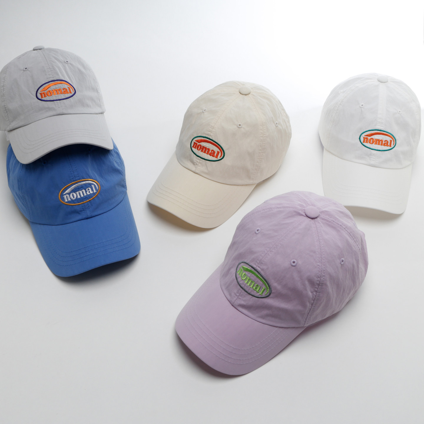 韩国进口软顶夏季薄款速干鸭舌帽字母刺绣ins时尚棒球帽户外出游