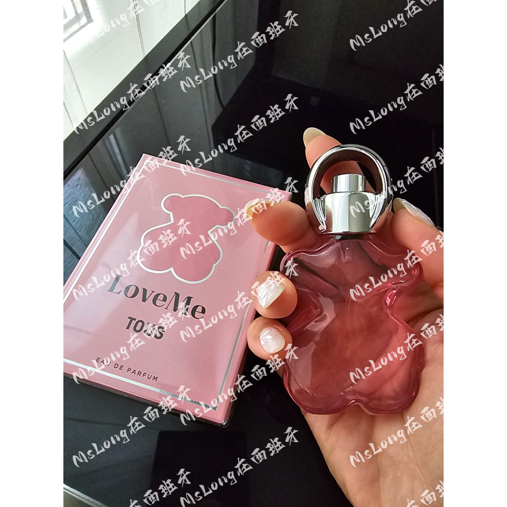 西班牙代购TOUS桃丝熊love me银色绿色粉红版小熊宝石女士浓香水