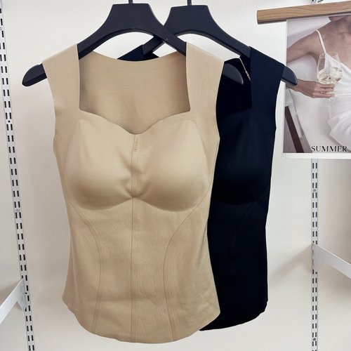 M10秋冬光面无痕收腹塑身背心