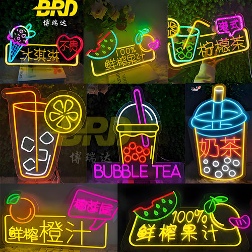 橙汁霓虹灯usb接口西瓜led造型