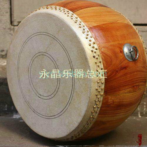 9寸30CM中鼓扁鼓罗冬元竹钉战鼓