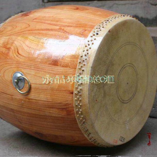 罗冬元11寸竹钉堂鼓37CM原木大鼓 龙船鼓道场鼓 红白喜事牛皮大鼓
