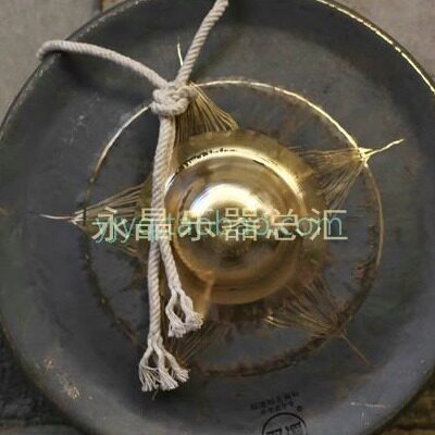 双溪30cm高边法事疙瘩道场铜锣