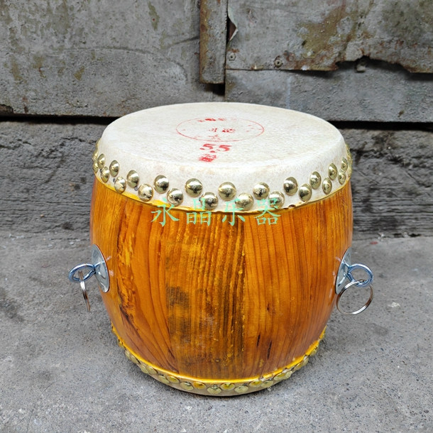 江西永鸣5.5寸18CM原木牛皮中鼓 高音鼓白坯鼓 中堂鼓 中战鼓小鼓