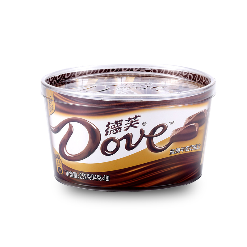 Dove/µÂܽ˿»¬Å£ÄÌÇÉ¿ËÁ¦Íë×°252g/18Ìõ×°14gËÍÅ®ÓÑÈÕÇéÈ˽ÚÀñÎï
