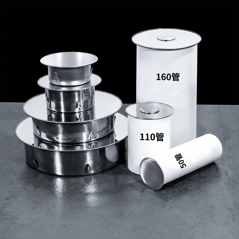 不锈钢堵头50管下水道防臭密封盖帽75卫生间下水管110PVC堵孔160图片