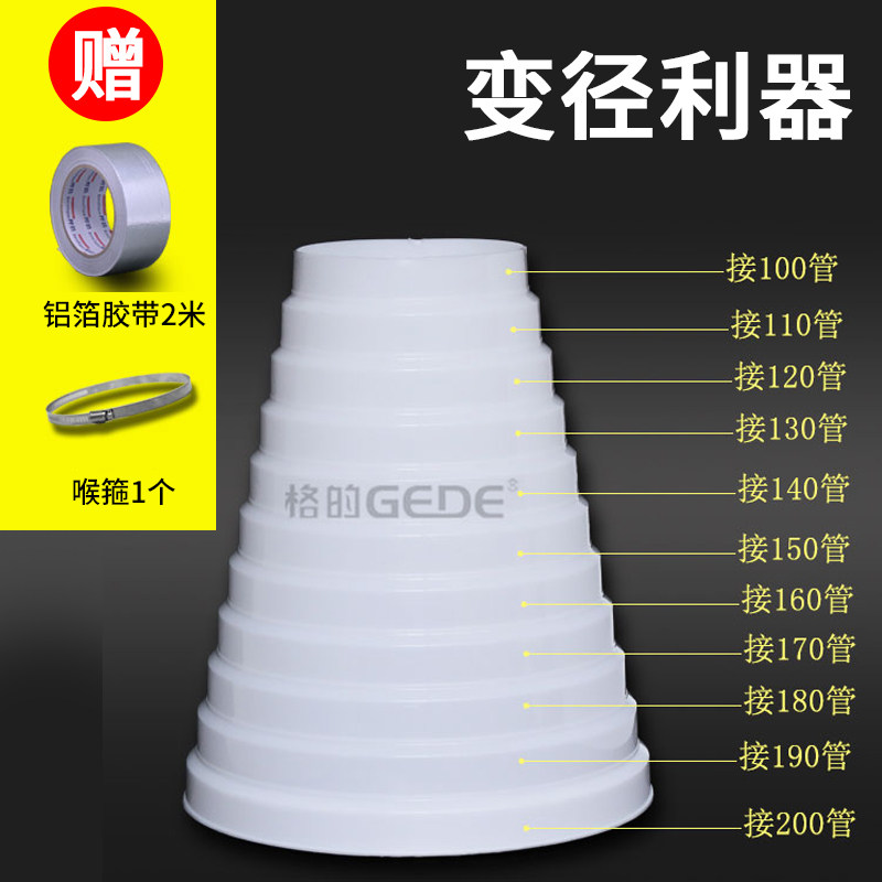 油烟机排烟管排风管大小接头转换转接头止逆阀通风排气管变径圈