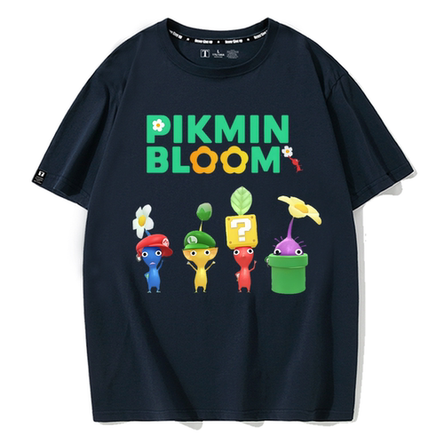 皮克敏PIKMIN4动漫周边短袖男女儿童2026新款夏季可爱休闲百搭T恤
